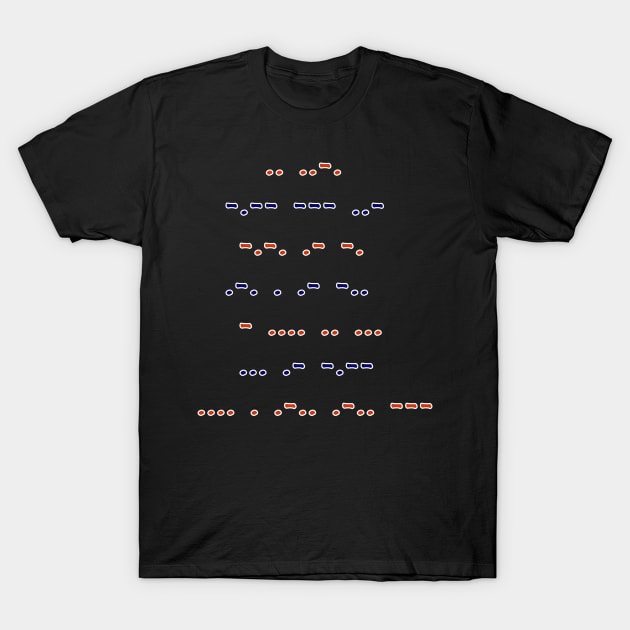 Morse code - if you can read this say hello T-Shirt by soitwouldseem